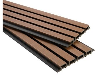 WPC Fassadenverkleidung Teak (26 x 219 mm)