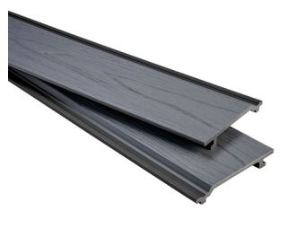 Handmuster WPC Fassadenverkleidung Silver Grey