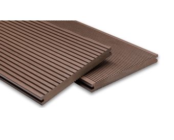  Handmuster Breitdiele Massiv XL Diele (dunkelbraun) -beidseitig-